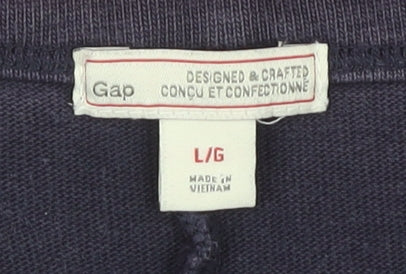 Gap Women's Colourblock Shift Dress, Size L, Blue