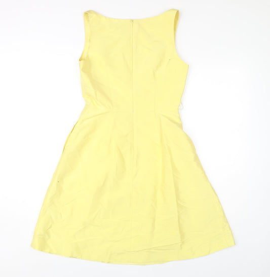 Coast Women’s Yellow Silk Dress Size 6