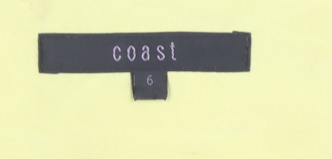 Coast Women’s Yellow Silk Dress Size 6