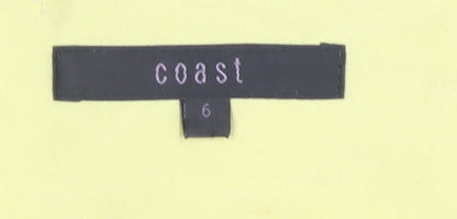 Coast Women’s Yellow Silk Dress Size 6
