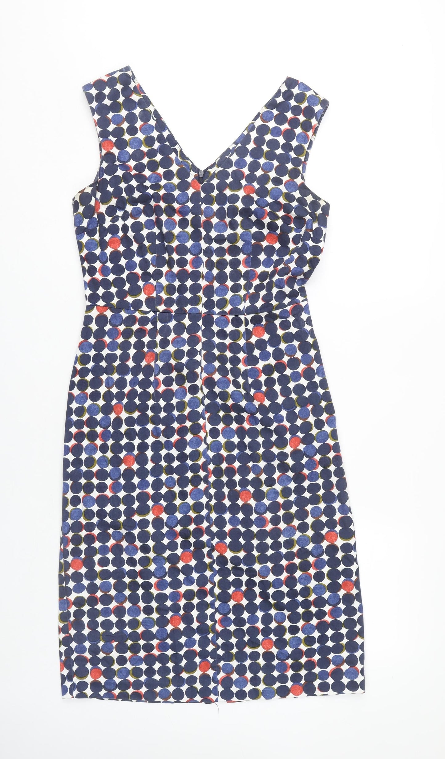 Fenn Wright Manson Women's Polka Dot Sheath Dress Size 10
