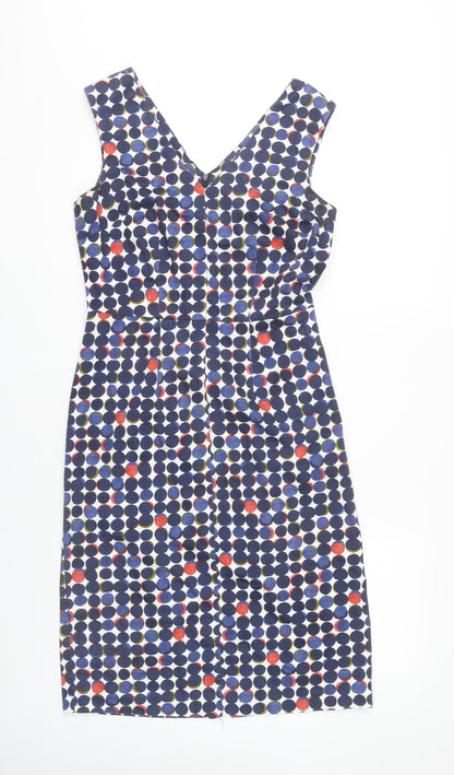 Fenn Wright Manson Women's Polka Dot Sheath Dress Size 10