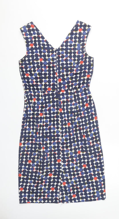 Fenn Wright Manson Women's Polka Dot Sheath Dress Size 10