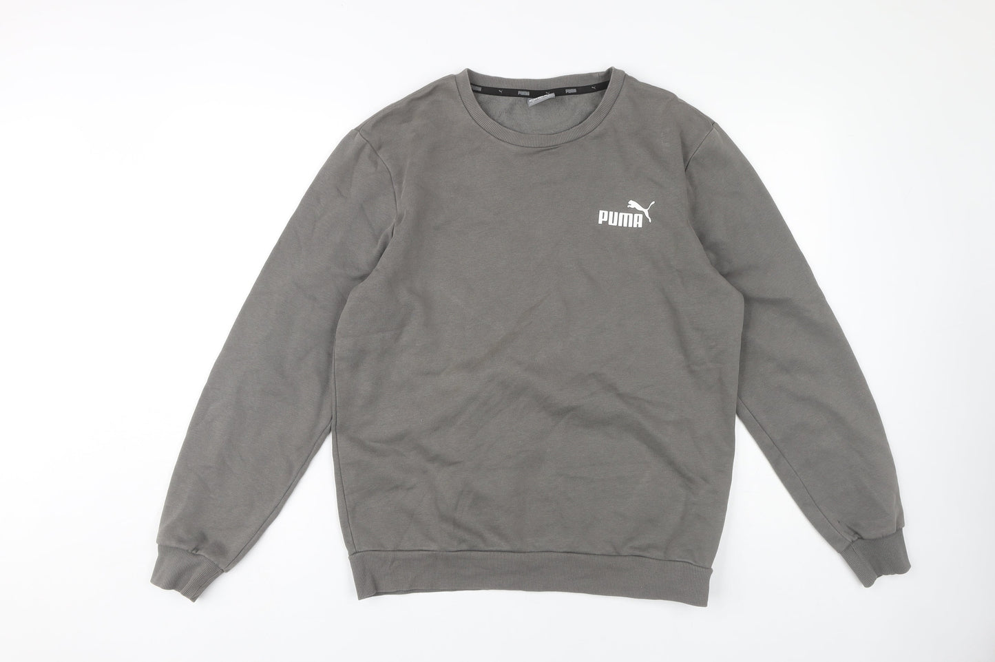 Mens UK Size S PUMA Grey Pullover Sweatshirt