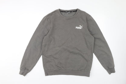 Mens UK Size S PUMA Grey Pullover Sweatshirt