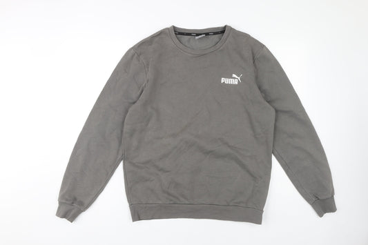 Mens UK Size S PUMA Grey Pullover Sweatshirt