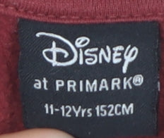 Disney Boys Red Mickey Mouse Graphic Sweatshirt 11-12 Years
