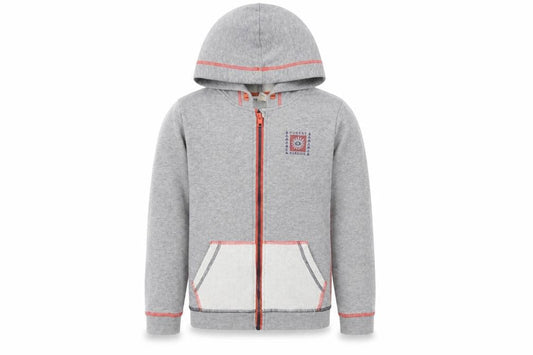 White Stuff Boys Grey Full Zip Hoodie 9-10 Years, Nature Theme