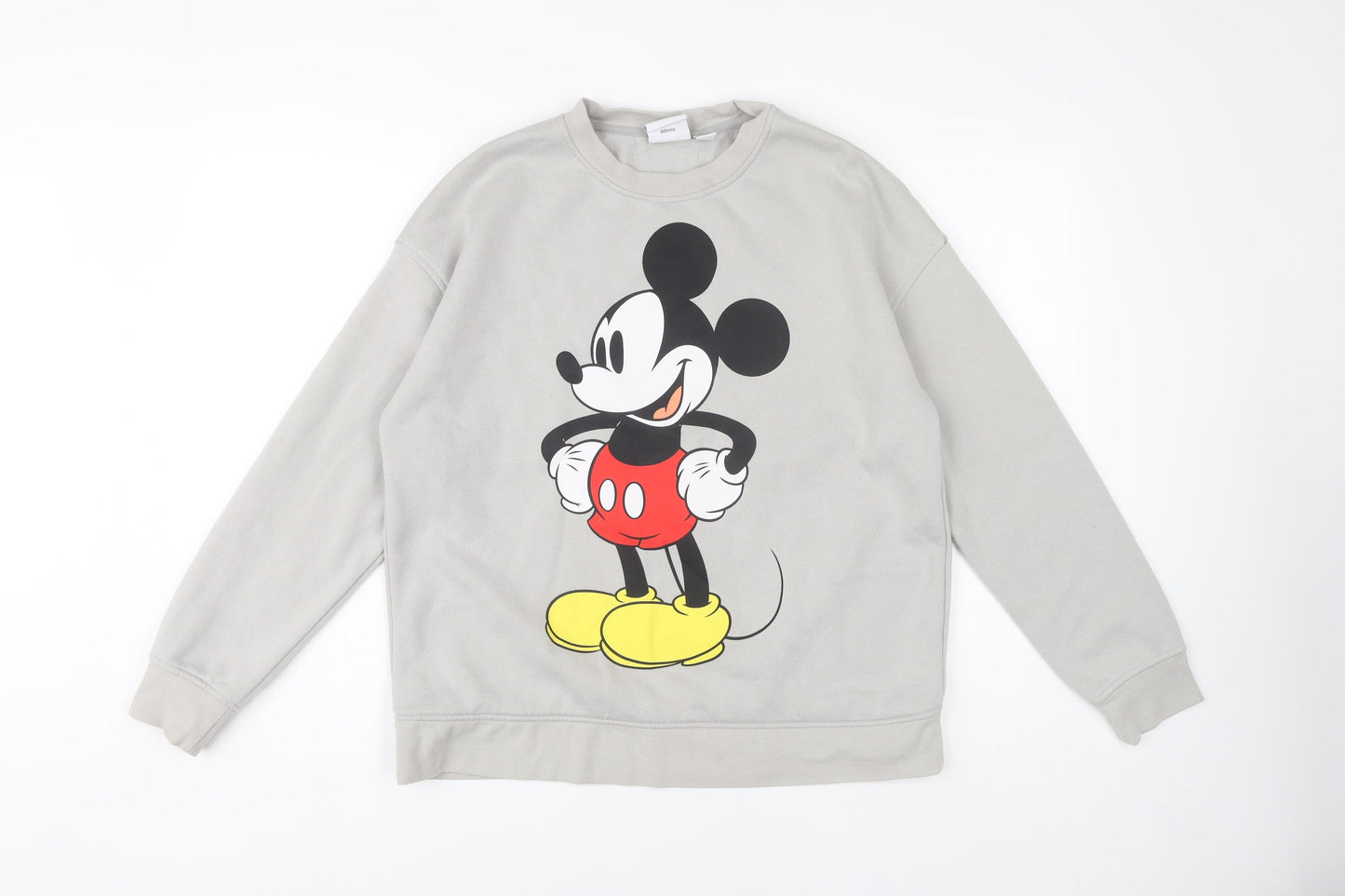 Womens UK Size S Disney Grey Pullover Sweatshirt