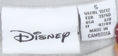 Womens UK Size S Disney Grey Pullover Sweatshirt