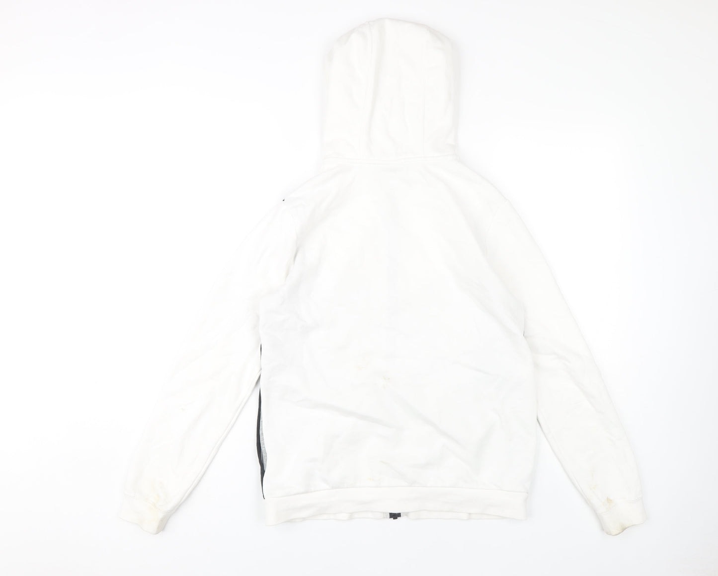 Nike Boys White Colourblock Hoodie XL Full Zip