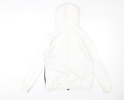 Nike Boys White Colourblock Hoodie XL Full Zip