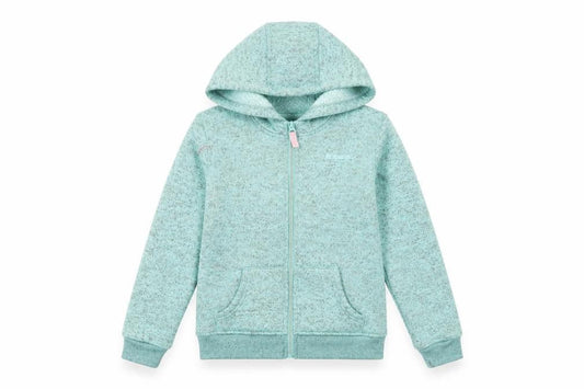 Mountain Warehouse Girls Green Hoodie, Full Zip, Size 9-10