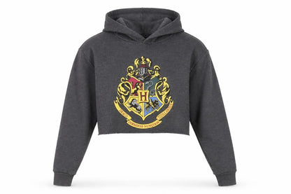 Womens UK Size L Harry Potter Grey Pullover Hoodie