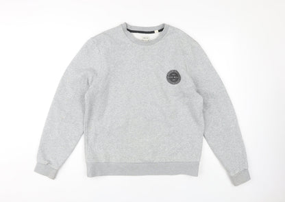 Unisex Adults UK Size M Jack Wills Grey Pullover Sweatshirt