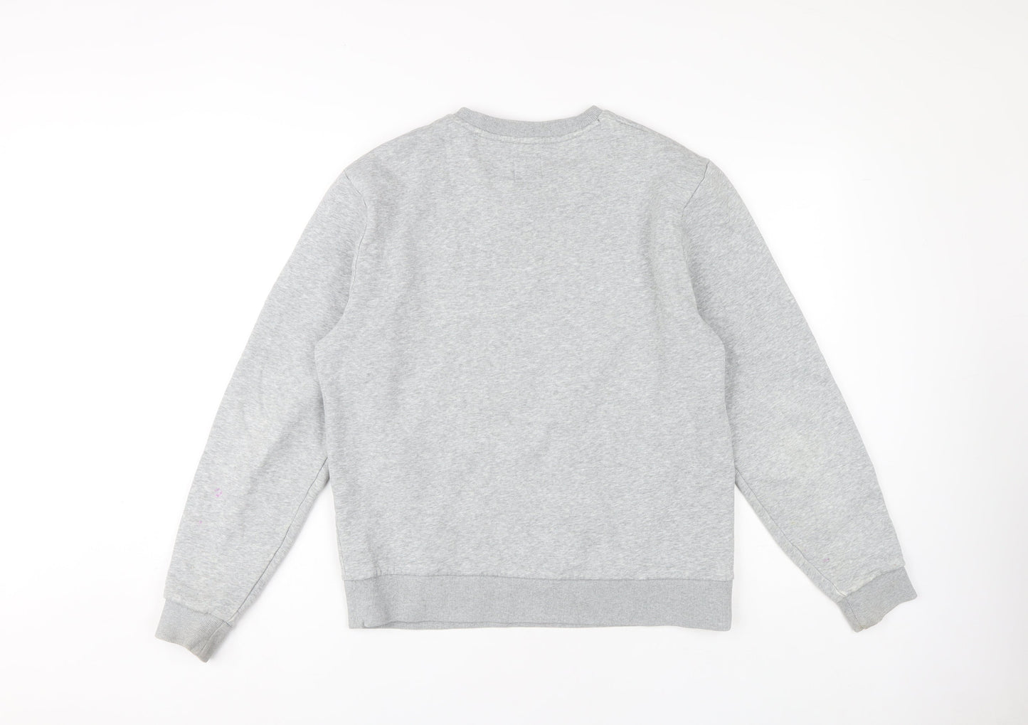 Unisex Adults UK Size M Jack Wills Grey Pullover Sweatshirt