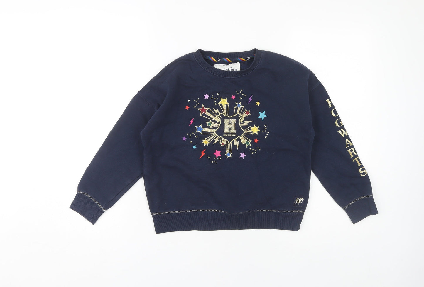 Marks and Spencer Harry Potter Girls Blue Pullover Sweatshirt 8-9 Yrs