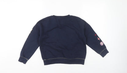 Marks and Spencer Harry Potter Girls Blue Pullover Sweatshirt 8-9 Yrs