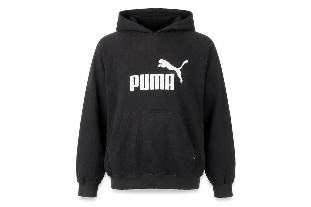 Mens UK Size XL PUMA Black Pullover Hoodie