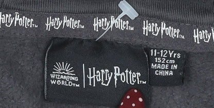 Harry Potter Boys Grey Pullover Hoodie 11-12 Years