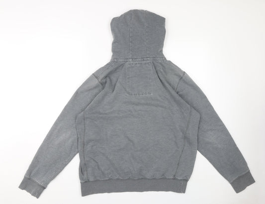 Mens UK Size L Tokyo Laundry Grey Pullover Hoodie