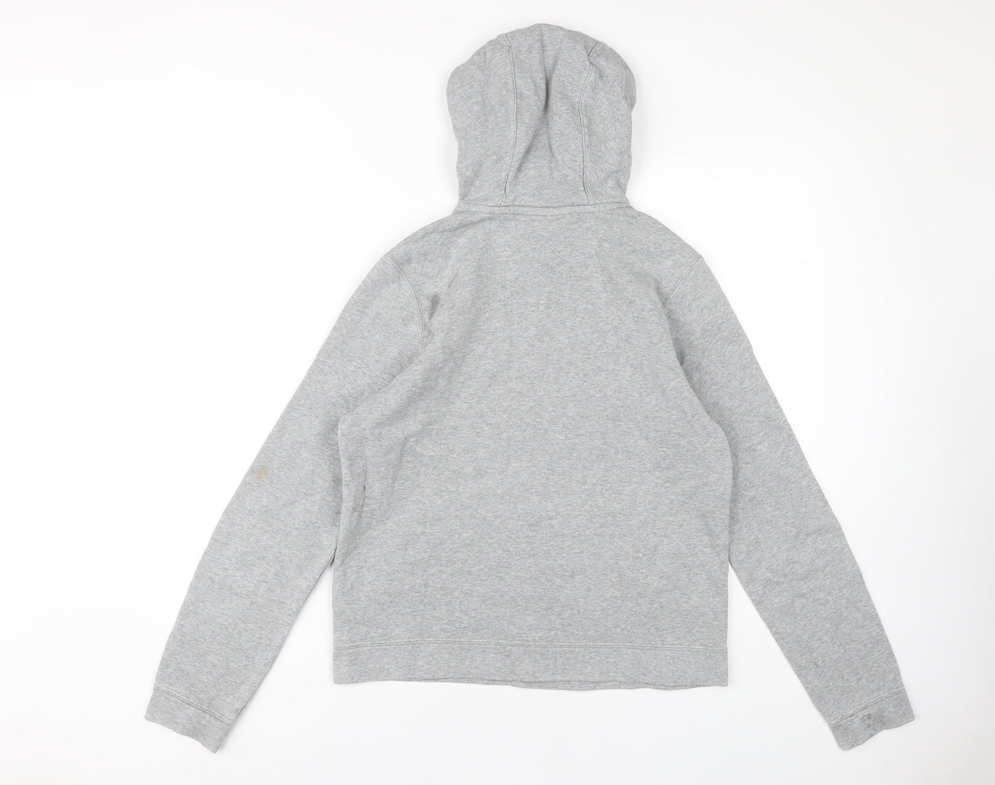 Nike Boys Grey XL Pullover Hoodie with Logo Accents
