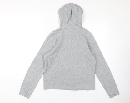 Nike Boys Grey XL Pullover Hoodie with Logo Accents