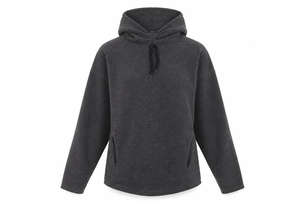 Womens UK Size XS DECATHLON Black Pullover Hoodie