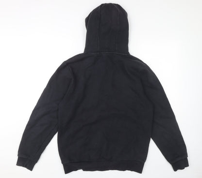 Mens UK Size S Penn Black Pullover Hoodie