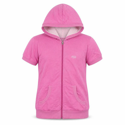 Protonic Girls Pink Full Zip Hoodie Medium Lightweight