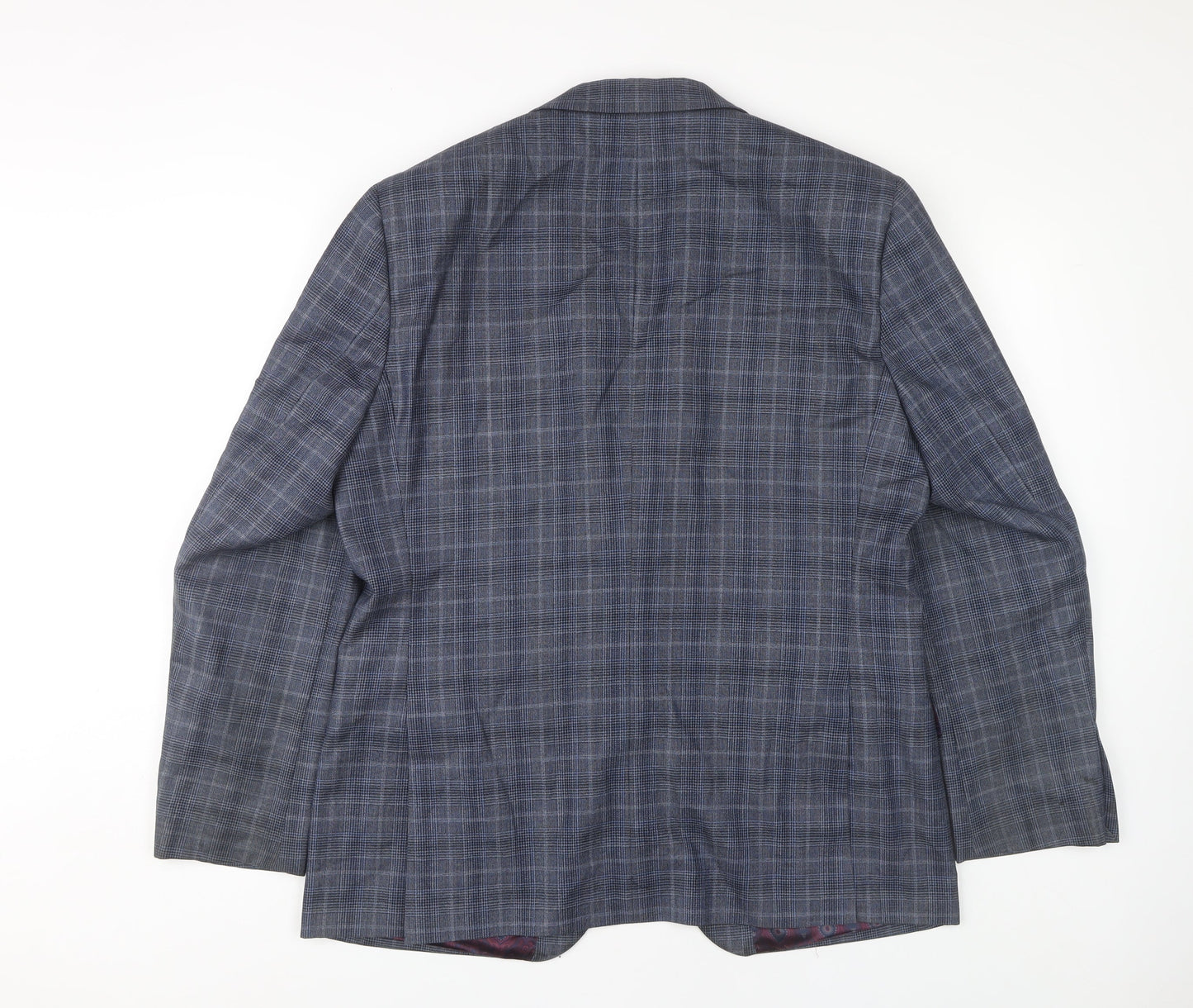 Turner & Sanderson Men's Grey Check Blazer 42R