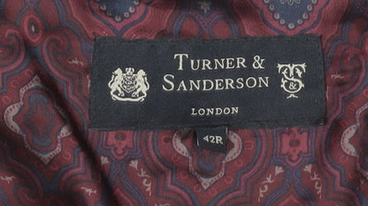 Turner & Sanderson Men's Grey Check Blazer 42R