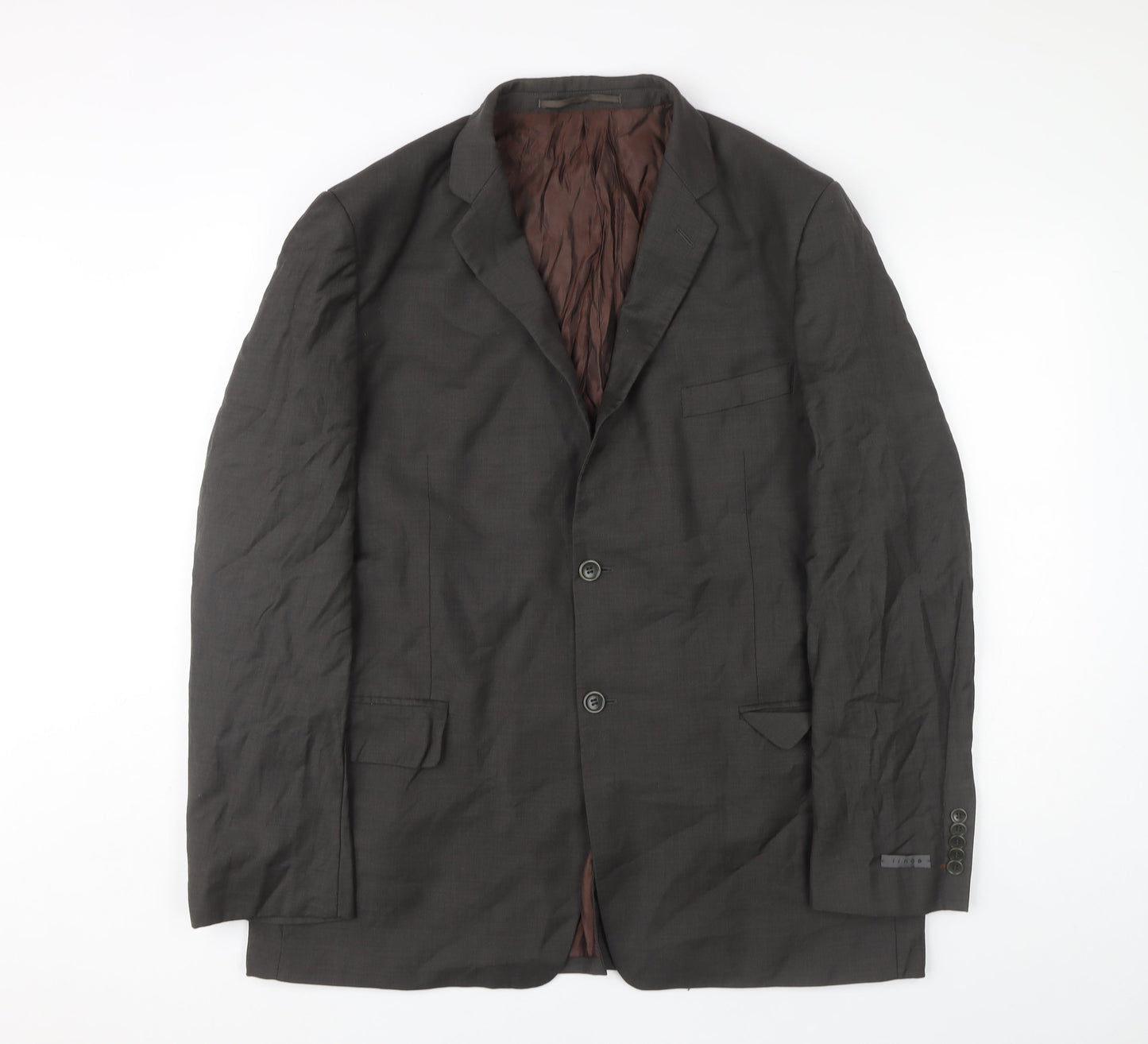 Mens UK Size 44 Linea Regular Brown Suit Jacket