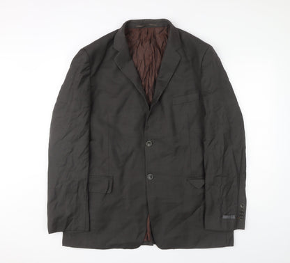 Mens UK Size 44 Linea Regular Brown Suit Jacket