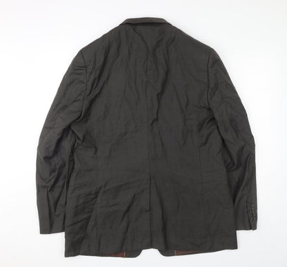 Mens UK Size 44 Linea Regular Brown Suit Jacket