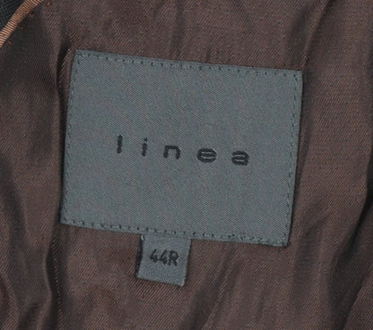 Mens UK Size 44 Linea Regular Brown Suit Jacket