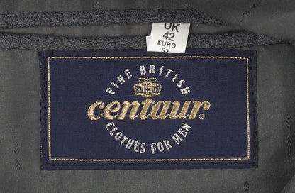 Mens UK Size 42 Centaur Regular Grey Suit Jacket