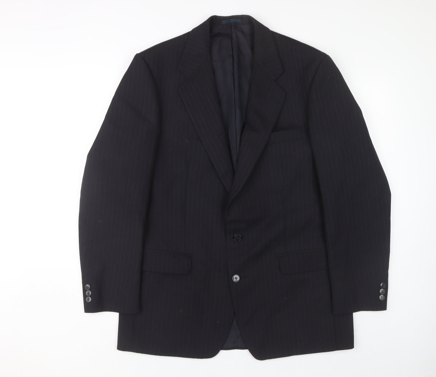 Mens UK Size 42 St Michael Regular Blue Suit Jacket