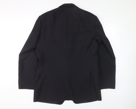 Mens UK Size 42 St Michael Regular Blue Suit Jacket