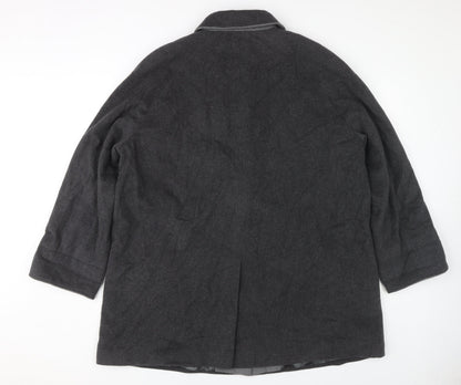 Womens UK Size 18 Eastex Grey Overcoat