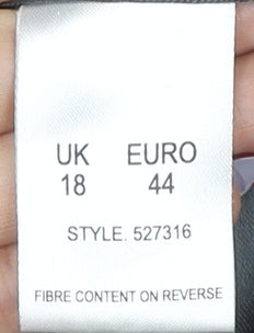 Womens UK Size 18 Eastex Grey Overcoat