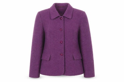 Womens UK Size 10 Eastex Purple Basic Jacket