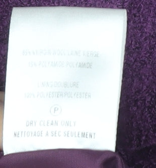 Womens UK Size 10 Eastex Purple Basic Jacket