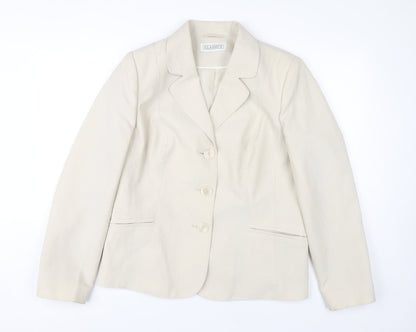 Womens UK Size 16 BHS Beige Basic Jacket