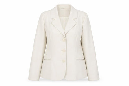 Womens UK Size 16 BHS Beige Basic Jacket