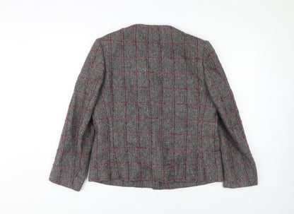 Womens UK Size 14 Eastex Grey Basic Jacket