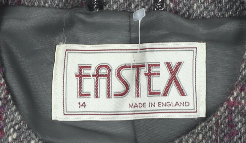 Womens UK Size 14 Eastex Grey Basic Jacket