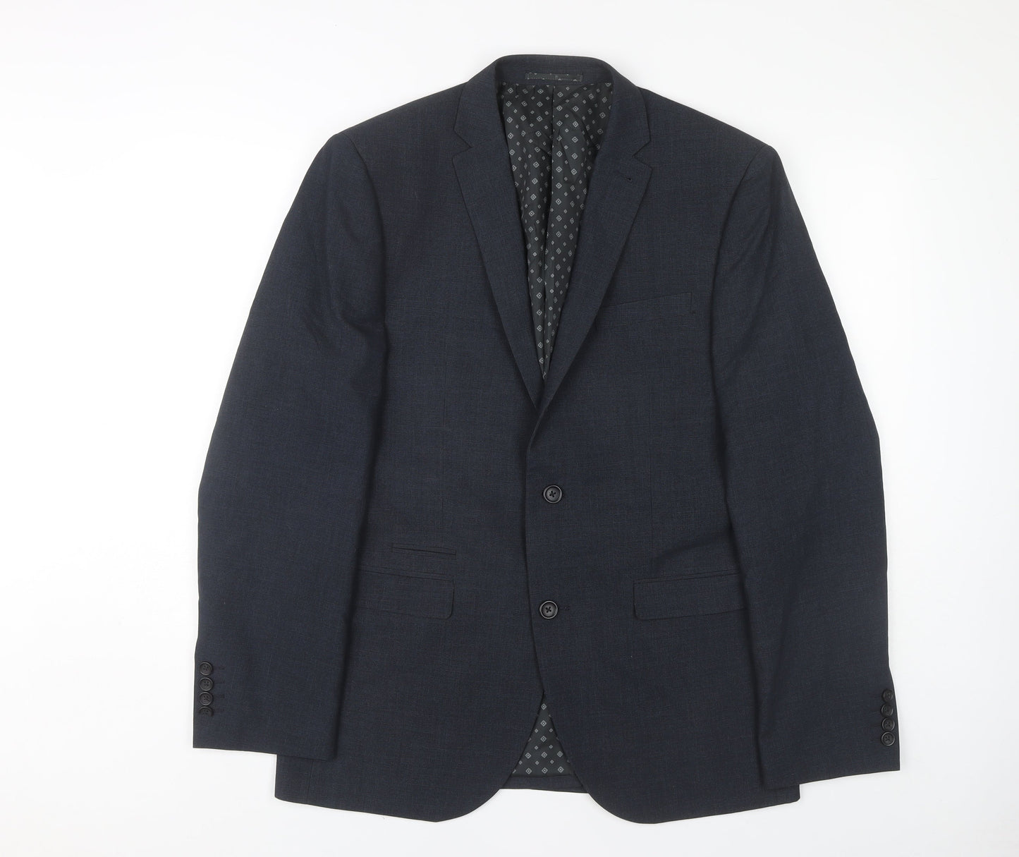 Mens UK Size 40 NEXT Regular Blue Suit Jacket