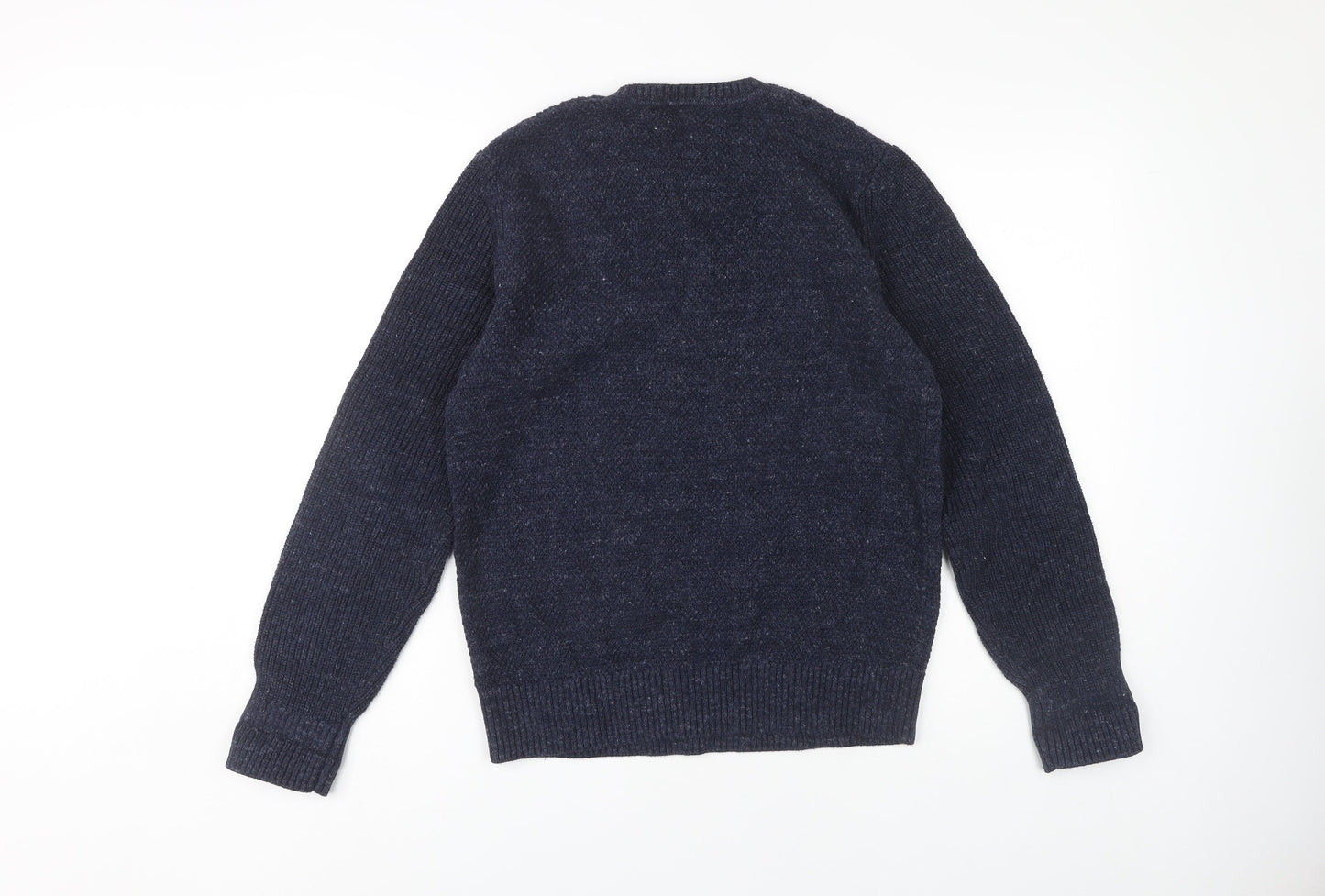 GAP Men's Blue Cable-Knit Pullover Jumper Size S
