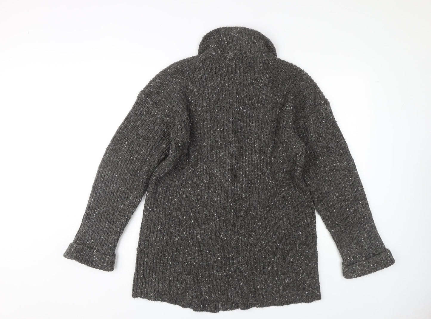 Womens UK Size 10 Berkertex Grey Cardigan Jumper